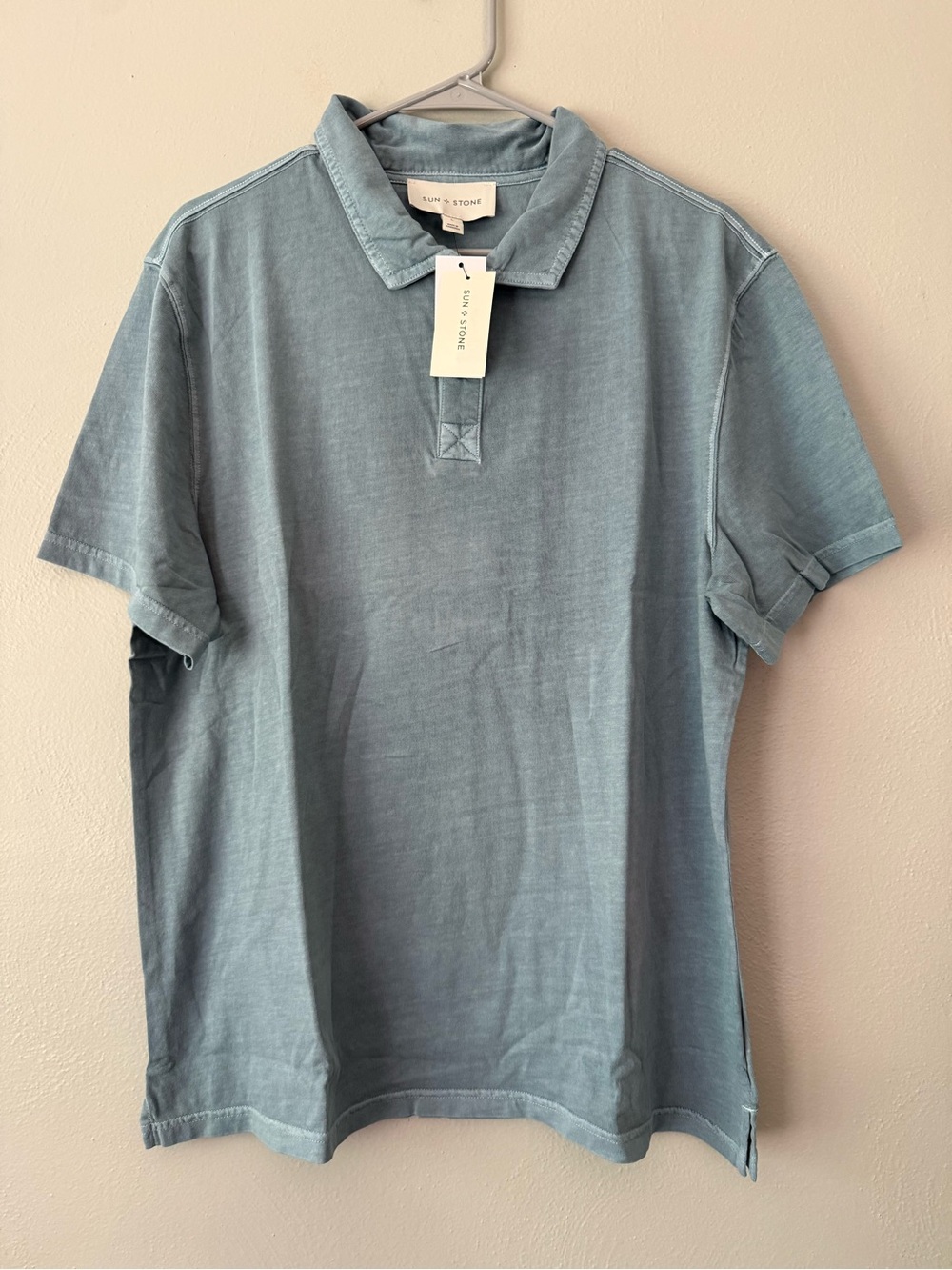Sun + Stone Sunfaded Polo